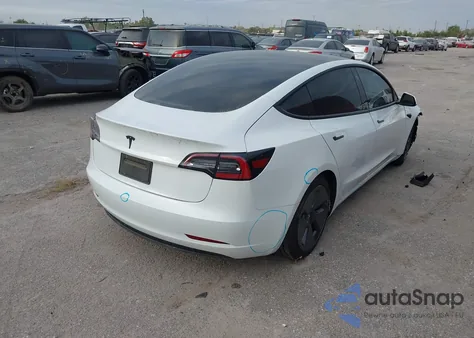 2021 Tesla Model 3 Standard Range Plus Rear-Wheel Drive из США, поврежденный, VIN 5YJ3E1EA5MF871084
